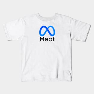 Meat Infinity symbol Kids T-Shirt